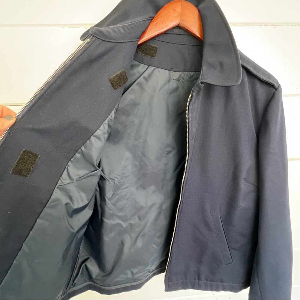 Vintage Navy Military Work Coat